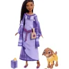 Disney Wish Asha de Rosas Pack con amigos animales y Accesorios