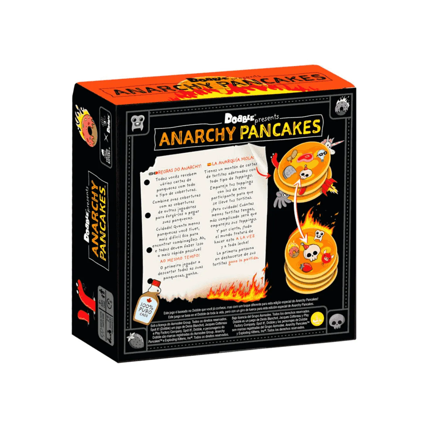 Dobble Anarchy Pancake: ¡Diversión Caótica para Toda la Familia!