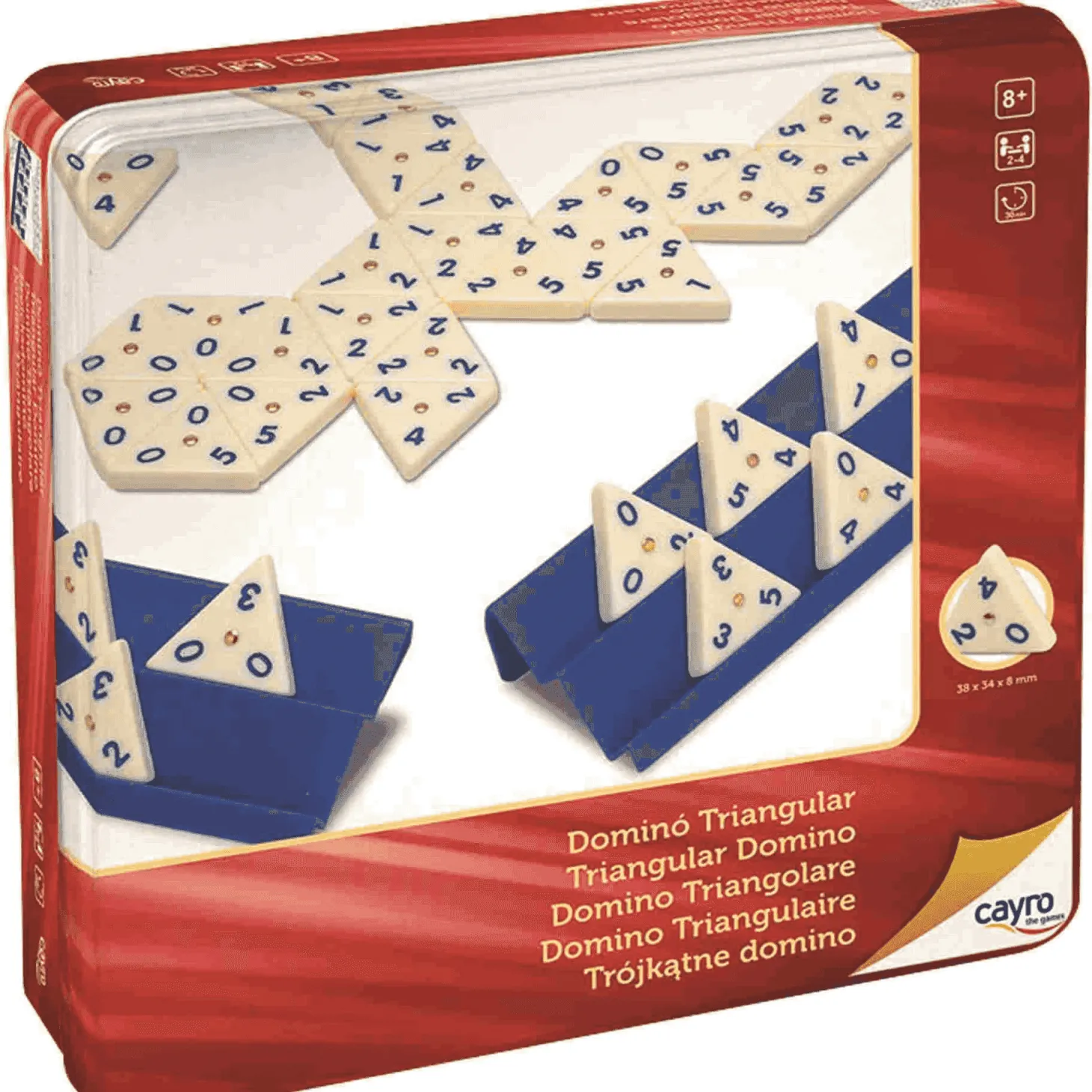 Dominó Triangular Metal Box