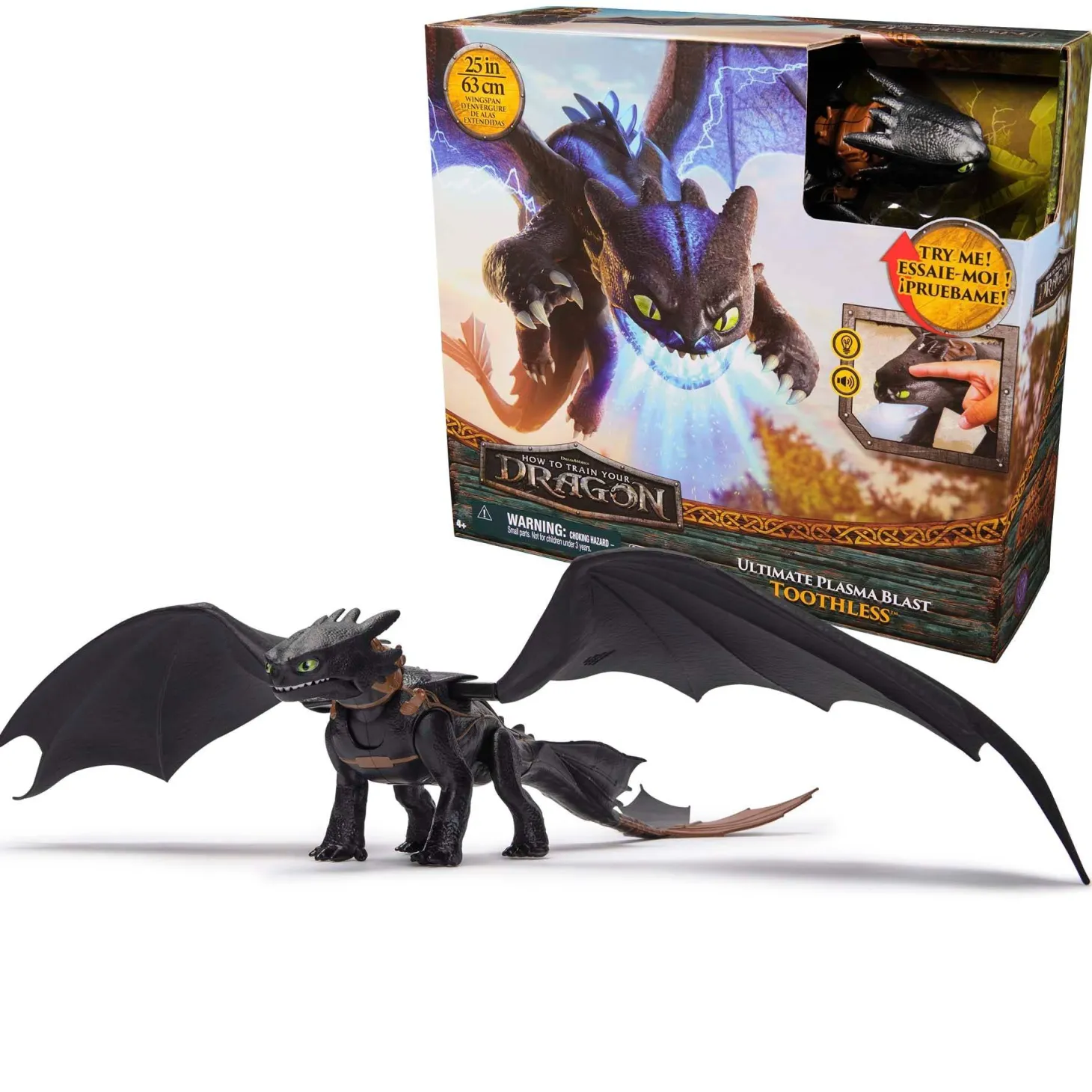 Dragón Toothless Electrónico de Lujo