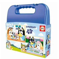 Educa Puzzle Maleta 2X48 Bluey