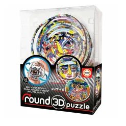 Educa Puzzle Round 3D Puzzle Abstract