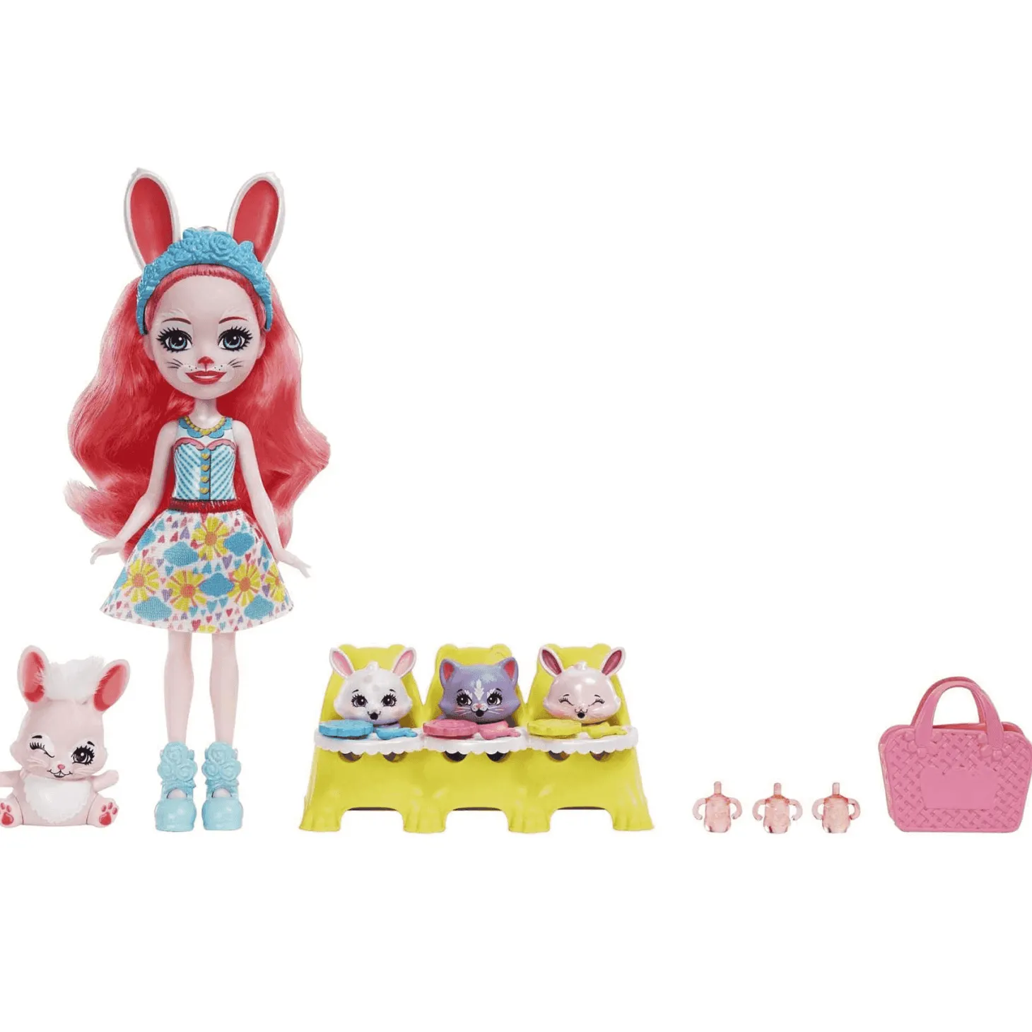 Enchantimals Baby BFFs Bree Bunny Muñeca con mascotas 4 años
