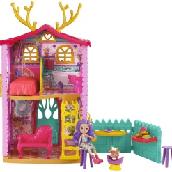 Enchantimals Casa Ciervo con Muñeca Danessa casa de juguete 4 años
