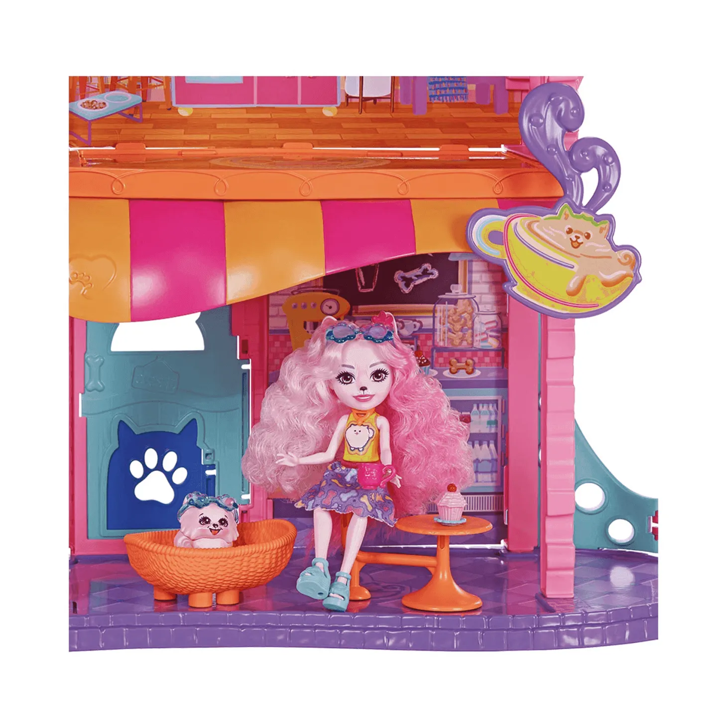 Enchantimals City Tails Apartamento de Palmer Pomeranian