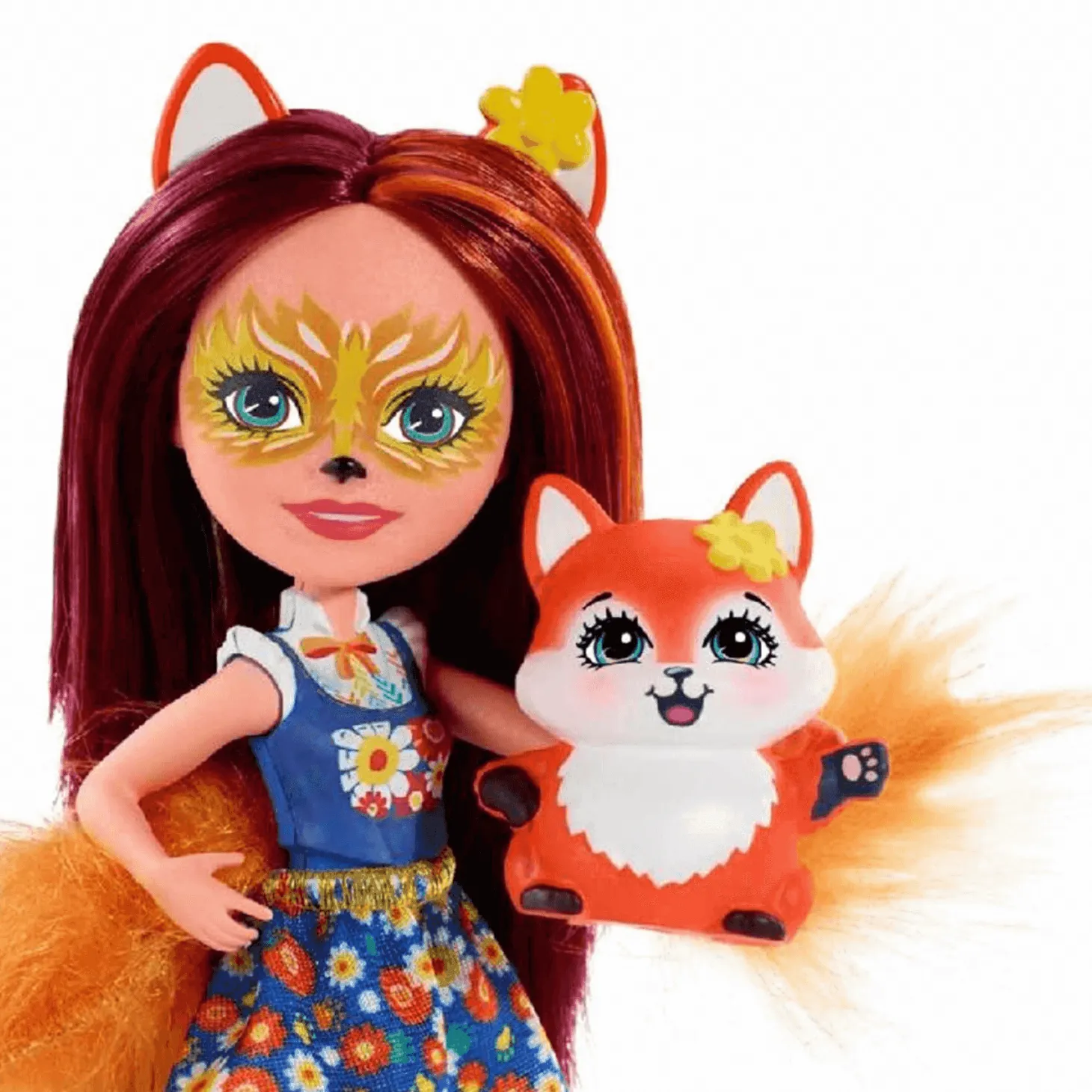 Enchantimals Muñeca Felicity Foz con Mascota 4 años