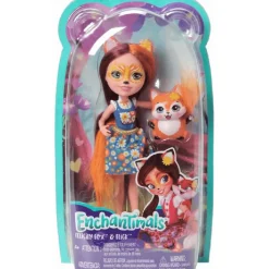 Enchantimals Muñeca Felicity Foz con Mascota 4 años