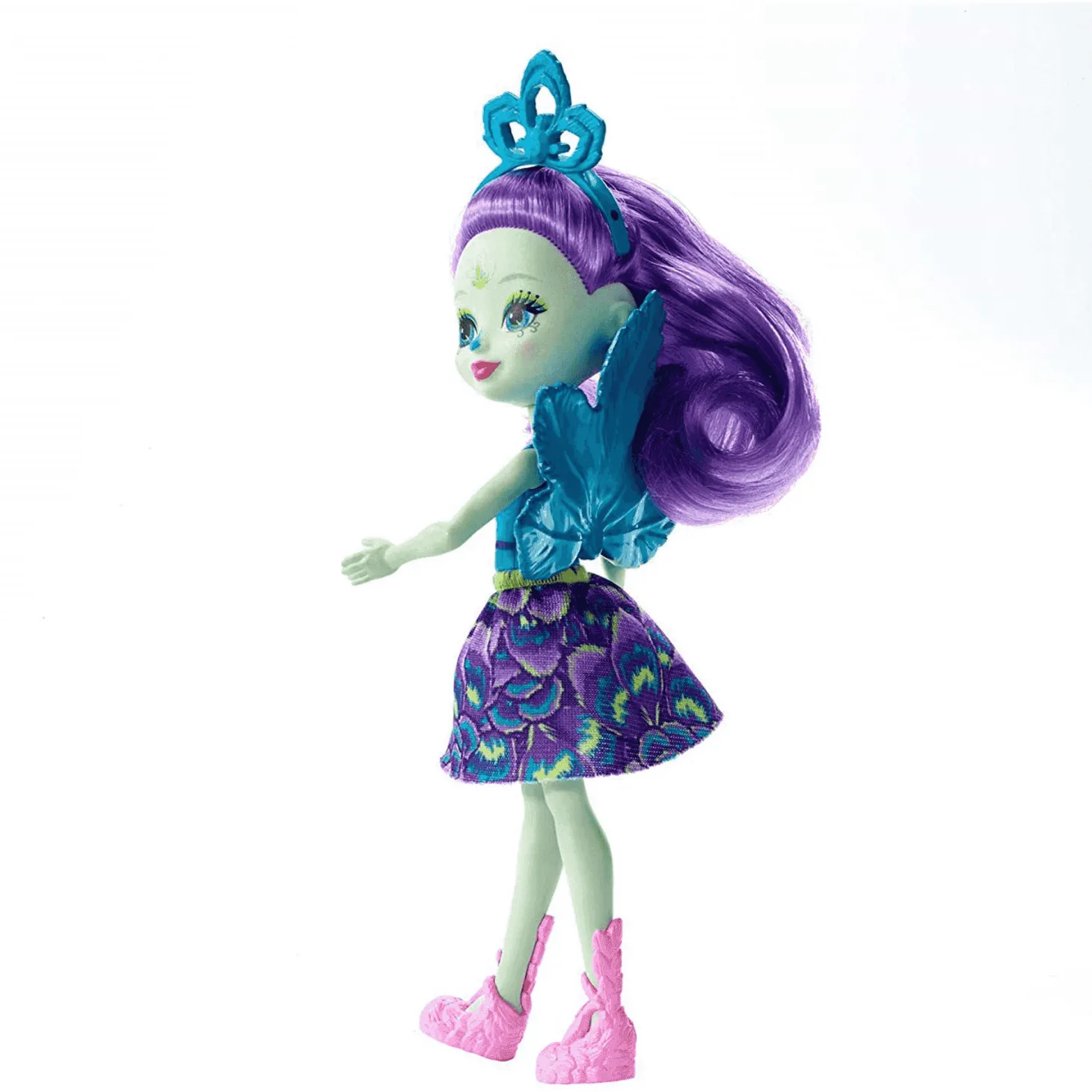 Enchantimals Muñeca Patter Peacock con Mascota 4 años