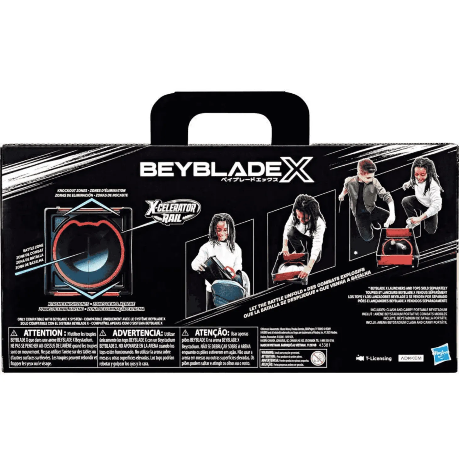 Estadio Portátil Beyblade X | Arena de Batalla Clash & Carry | Desde 8 Años | Hasbro