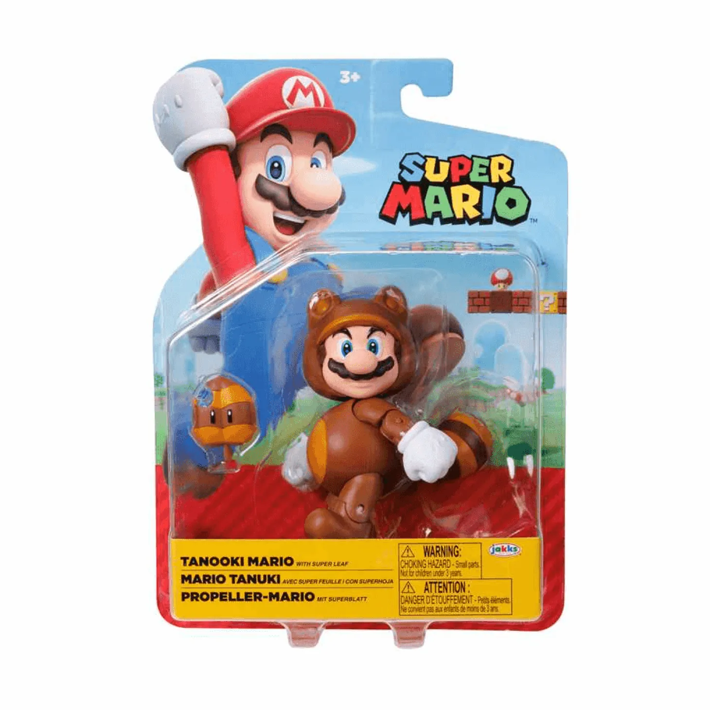 Figura Articulada de 10 cm de Super Mario - Jakks Pacific