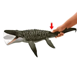 Figura de acción Mosasaurio Mordedor + Dilofosaurio – Jurassic World Rebirth