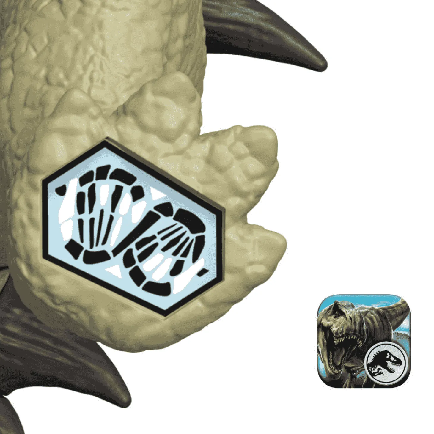 Figura Jurassic World Wild Roar Anquilosaurio