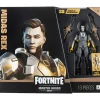 Fortnite Figura Master Grade Midas 2 en 1 con 15 Accesorios