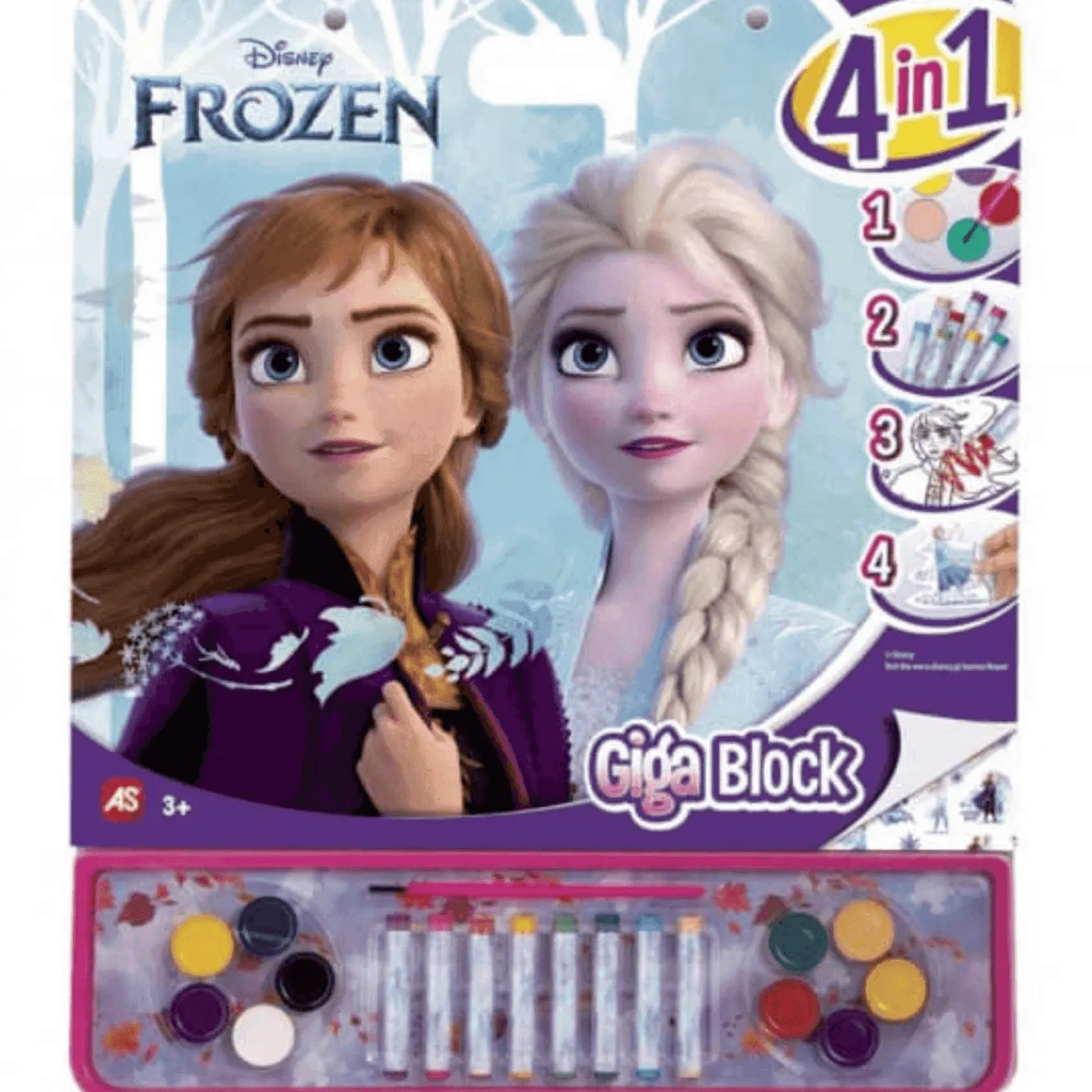 Frozen Libro de colorear Giga Block 4 en 1