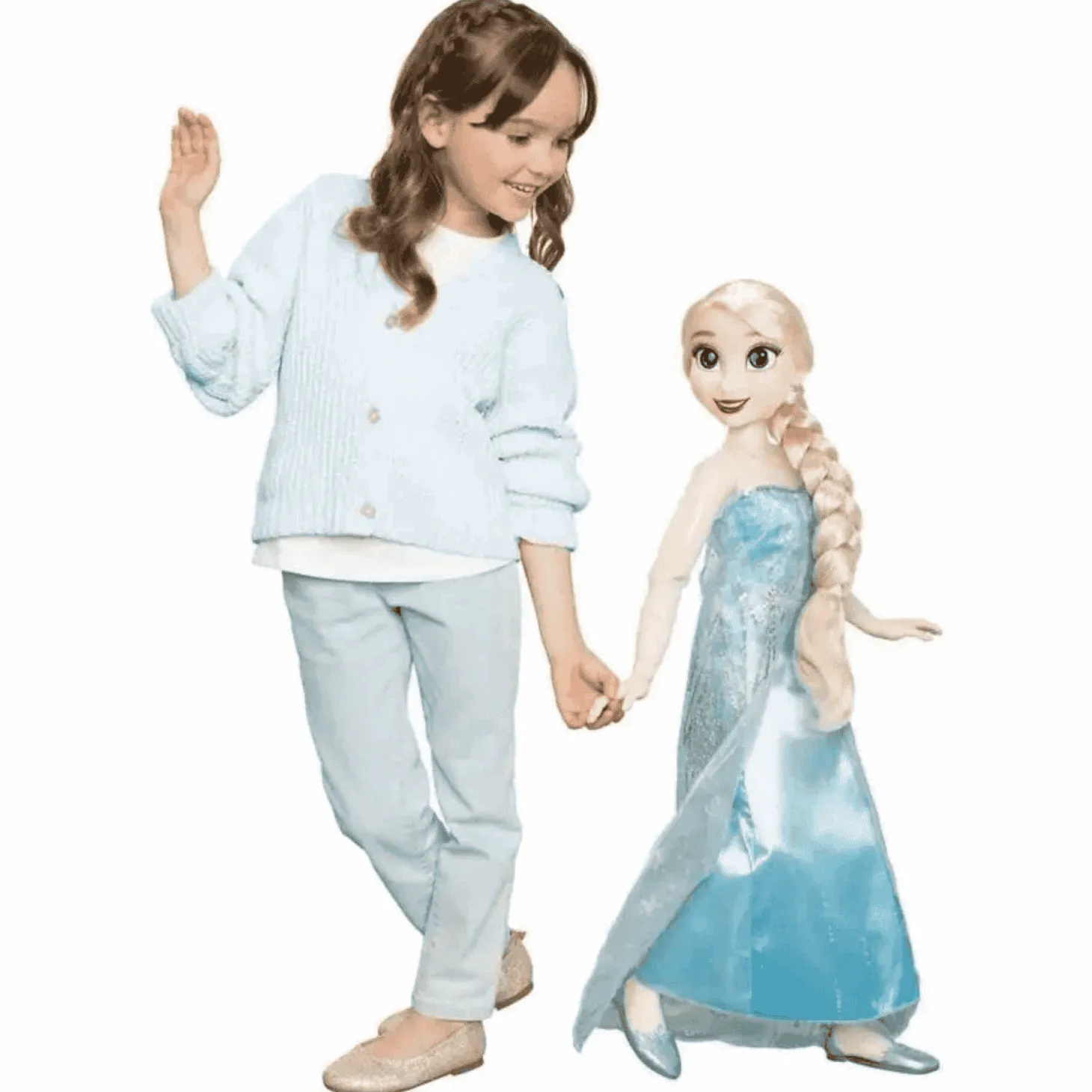 Frozen Muñeca Elsa 80 cm con Accesorios