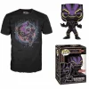 Funko Pop & Tee Marvel Blacklight Black Panther - ¡Ideal para fans y coleccionistas!