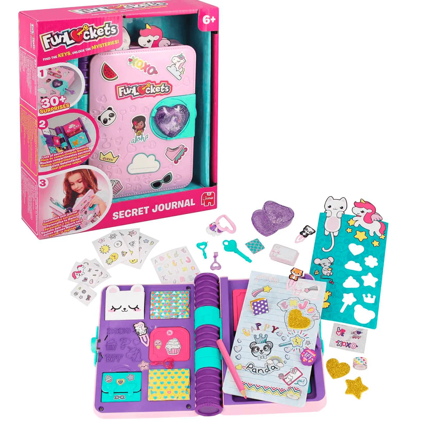 FUNLOCKETS Secret Journal: ¡El Diario Secreto que Hará Volar la Imaginación de los Niños!