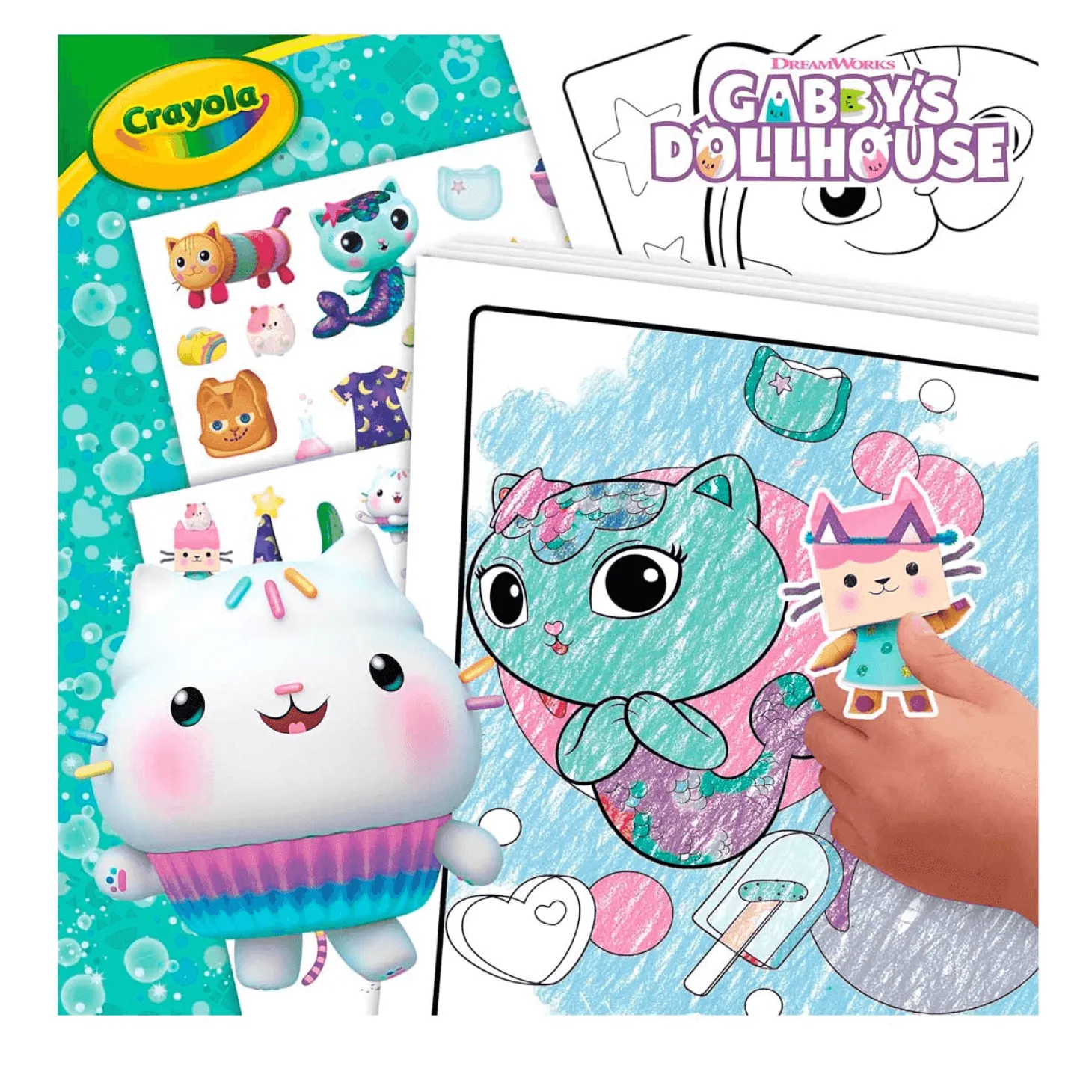 Gabby´S Libro Para Colorear + Stickers