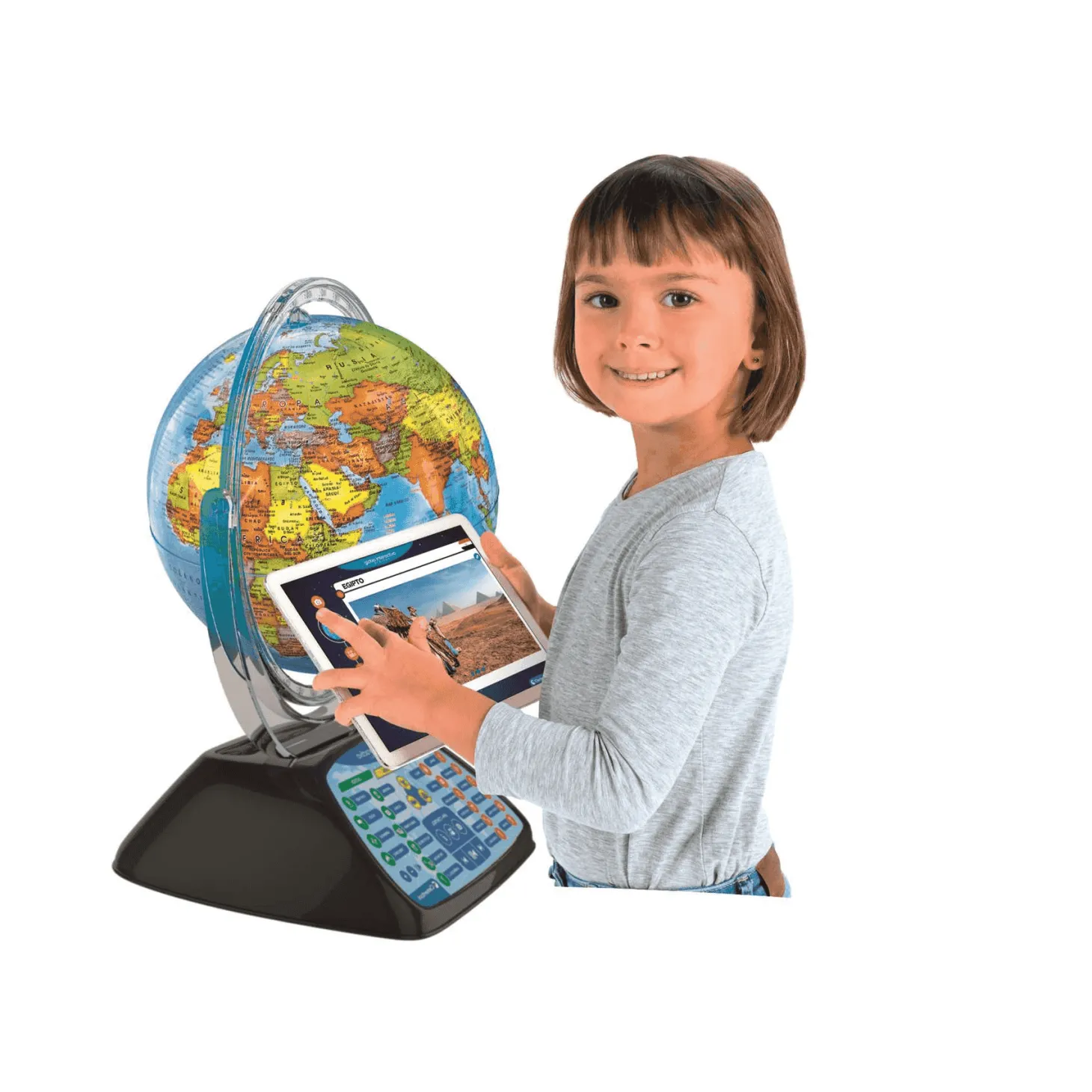 Globo Terráqueo Explora Mundo Digital