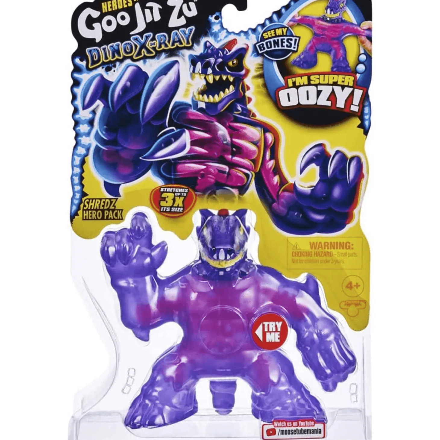 Goo Jit Zu Héroes Figura Dino X Ray Shredz