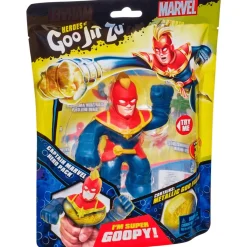 Goo Jit Zu Héroes Figura Marvel Capitán América Chica