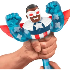 Goo Jit Zu Héroes Figura Marvel Capitán América Sam Wilson