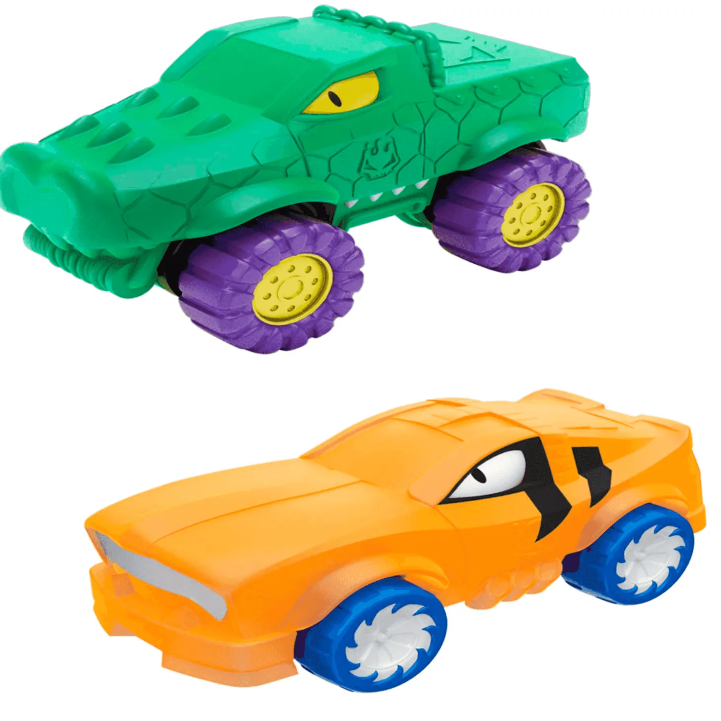 Goo Jit Zu Pack 2 Vehículos Blazagon vs Shredz