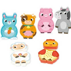 Goula Puzzle Magnético Intercambiable Animales de la Granja