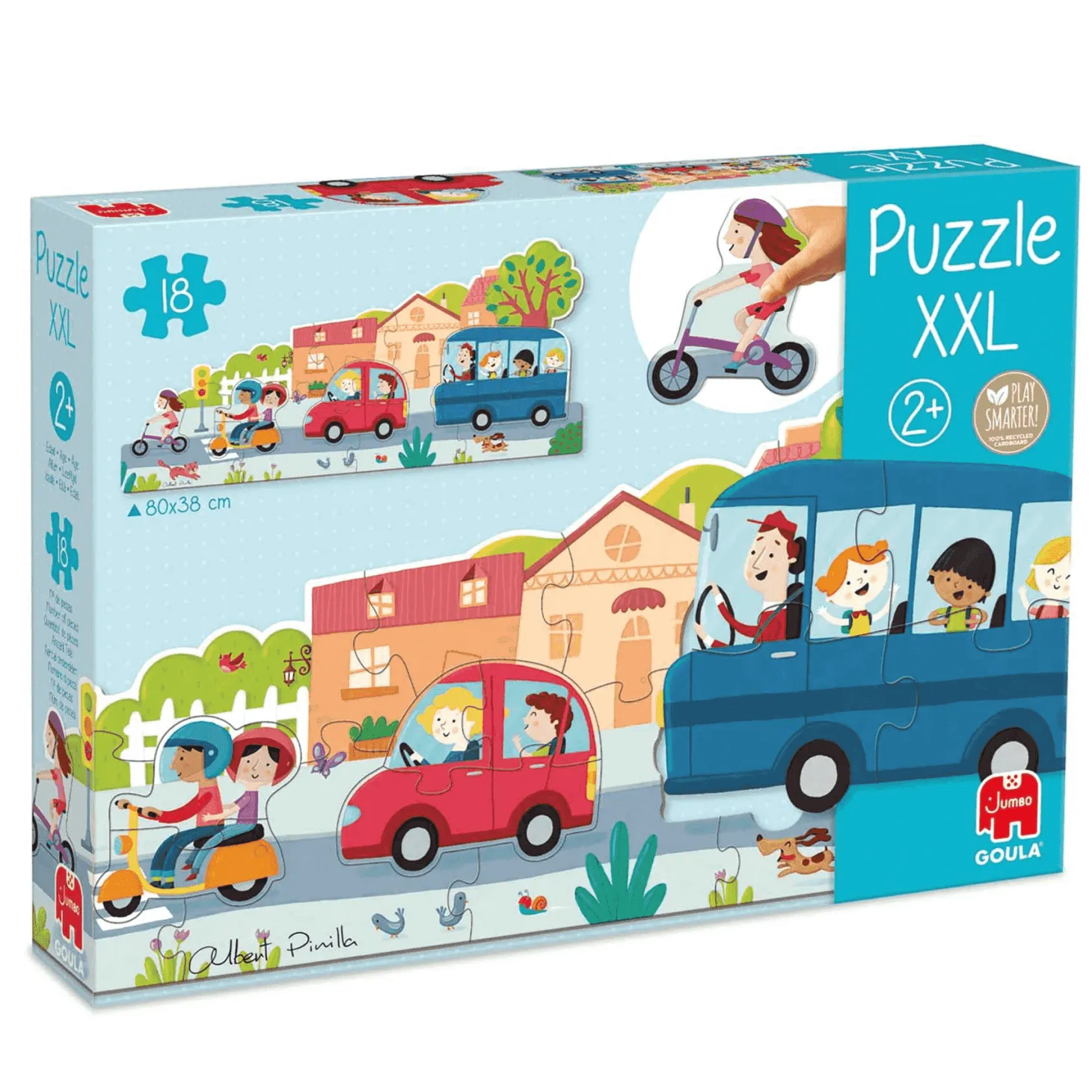 Goula Puzzle XXL Vehiculos 18 Piezas