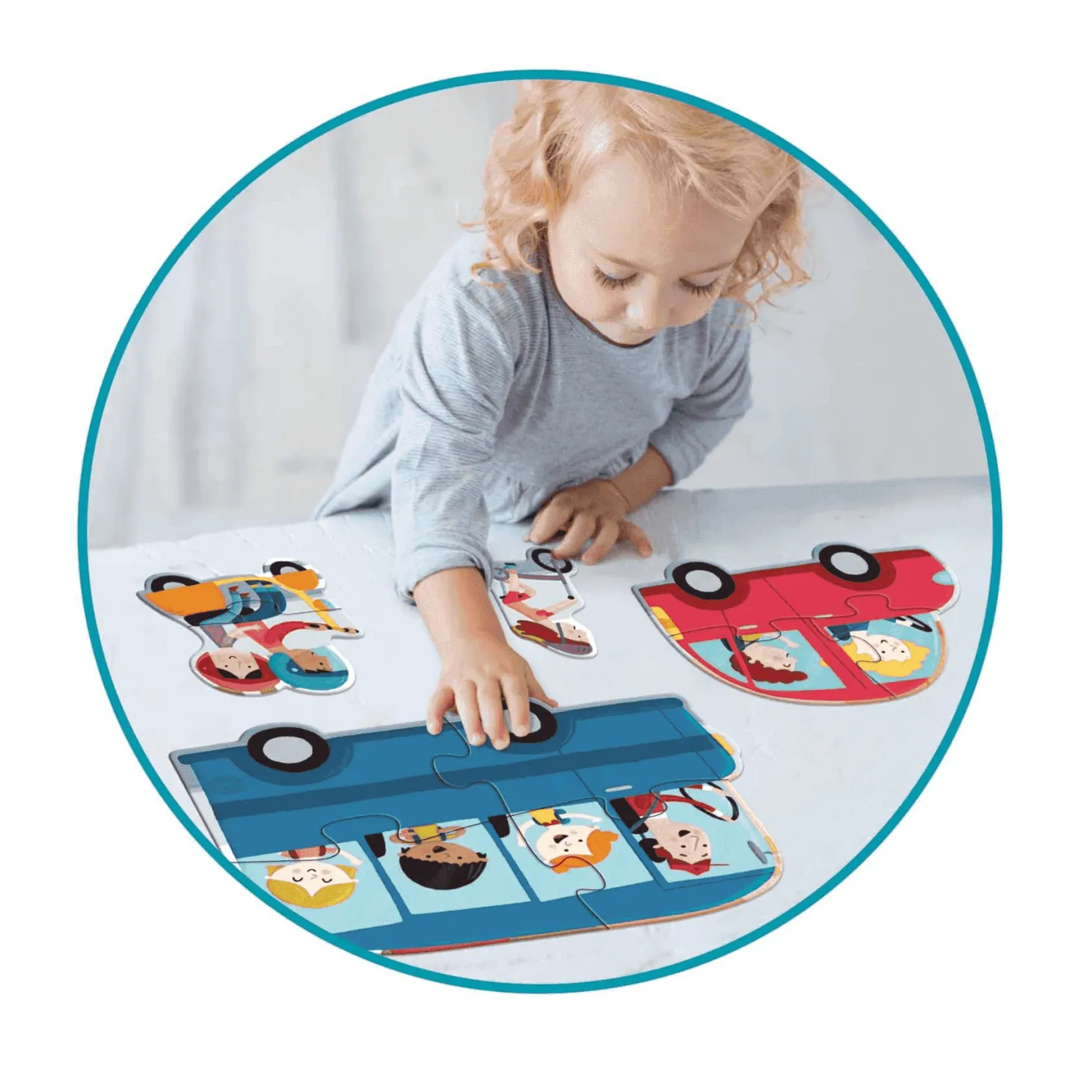 Goula Puzzle XXL Vehiculos 18 Piezas