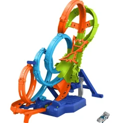 Hot Wheels Action: Colisión de 4 Loopings