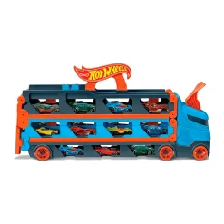 Hot Wheels Camión convertible en pista para coches de juguete 4 años
