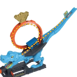 Hot Wheels City Desafío del T-Rex Pista para coches de juguete 4 años