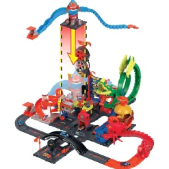 Hot Wheels City El Ataque del Gorila pista para coches de juguete 4 años