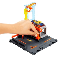Hot Wheels City Taller Mecánico Pista para Coches de Juguete 4 años