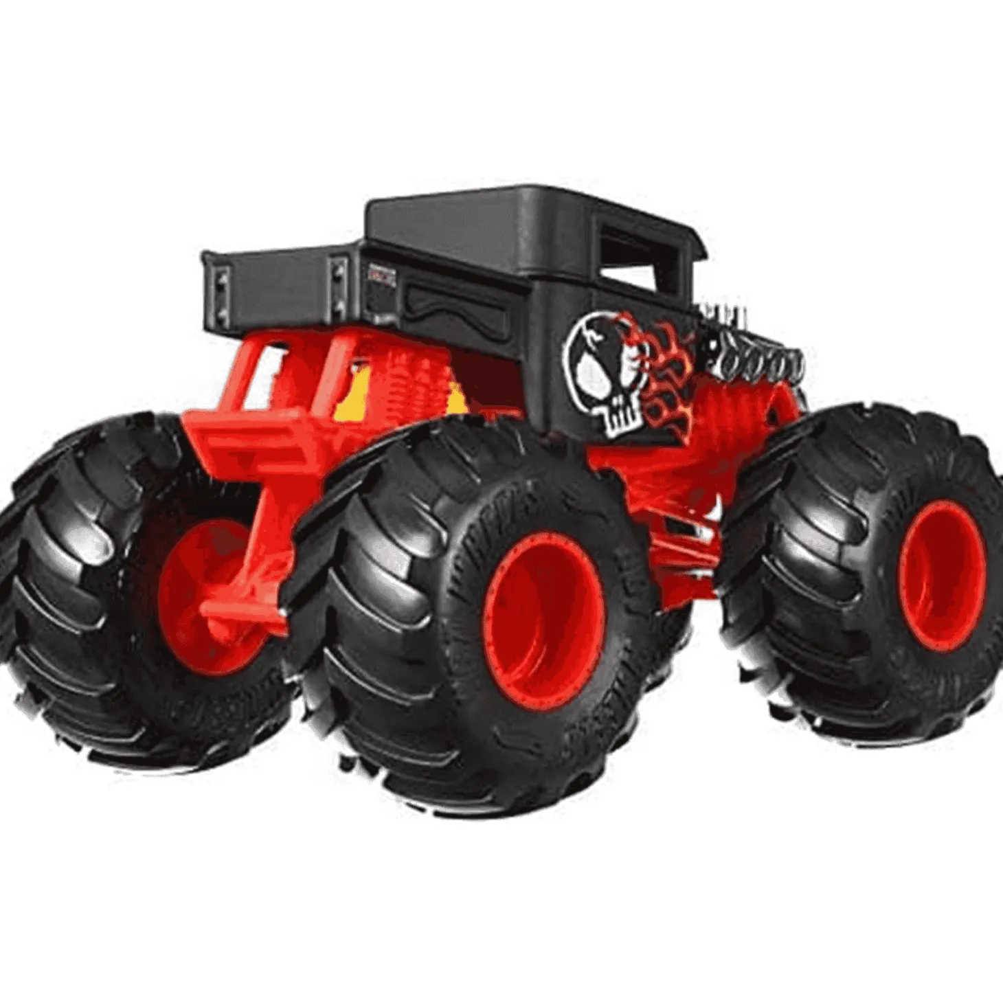 Hot Wheels Coche Monster Truck Ruedas Gigantes Negro 1:24