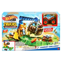 Hot Wheels Monster Trucks Arena Smashers Reto de Rhinomite