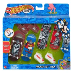 Hot Wheels Pack 4 Skates modelos surtidos 5 años