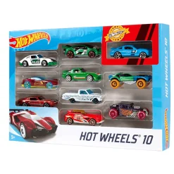 Hot Wheels Pack de 10 vehículos coches de juguete modelos surtidos 3 años
