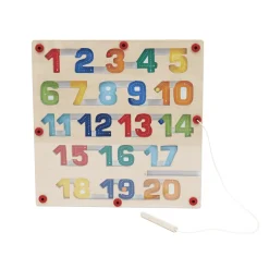 Infant Planet Alfabeto o Números Madera Magnéticos