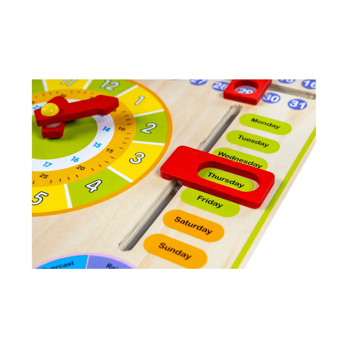 Infant Planet Calendario Actividades Madera