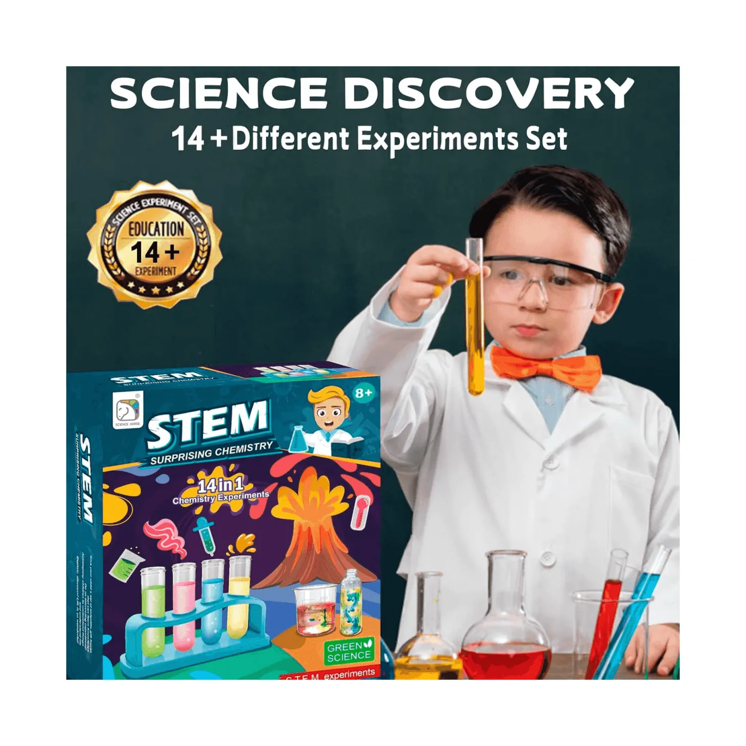 Juego de Ciencia para Niños 14 Experimentos Educativos