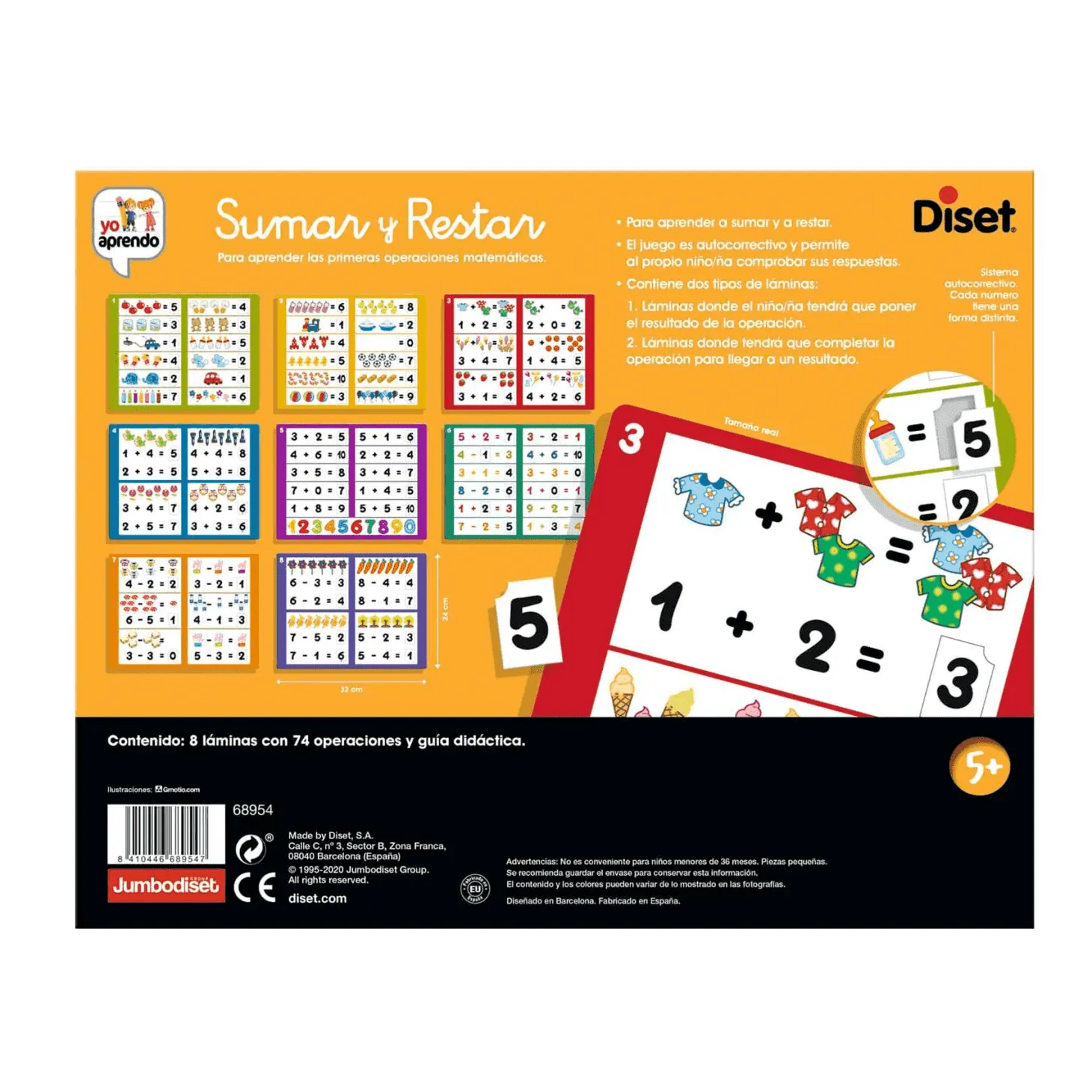 Juego Aprende a Sumar y restar | Juego Educativo