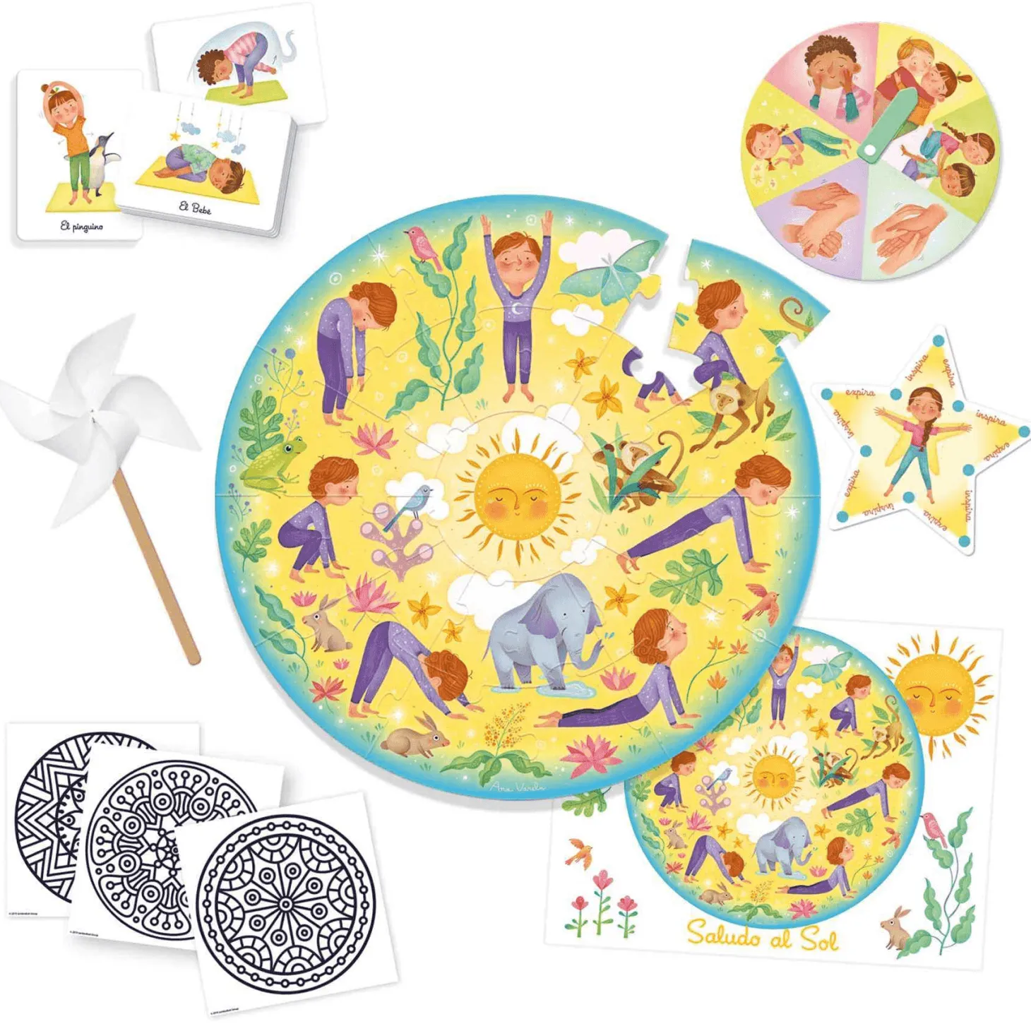 Juego Aprendo en Positivo Yoga y Calma