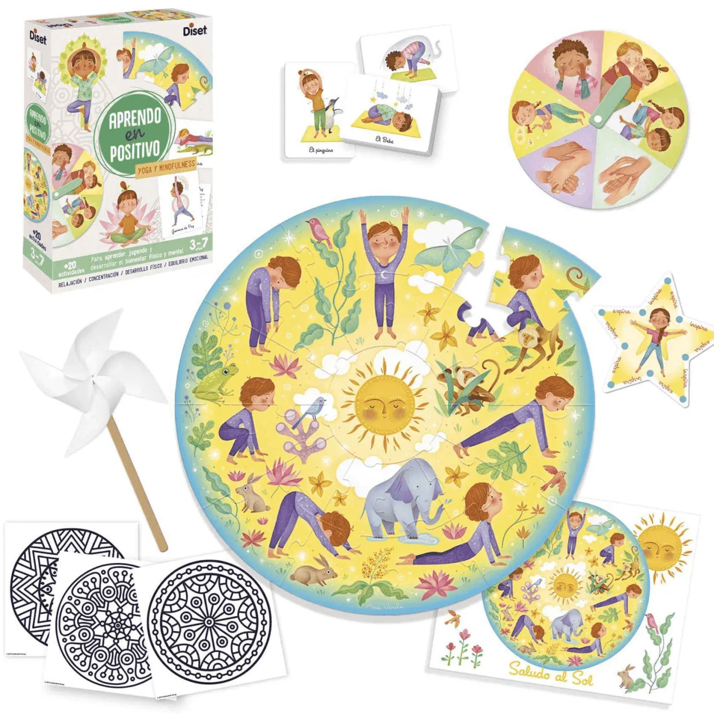 Juego Aprendo en Positivo Yoga y Calma