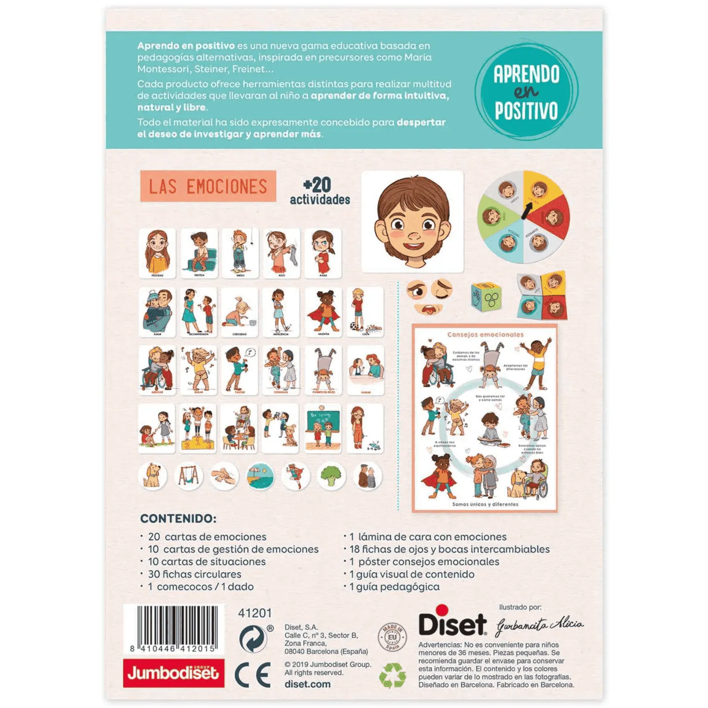 Juego Aprendo En Positivo Las Emociones
