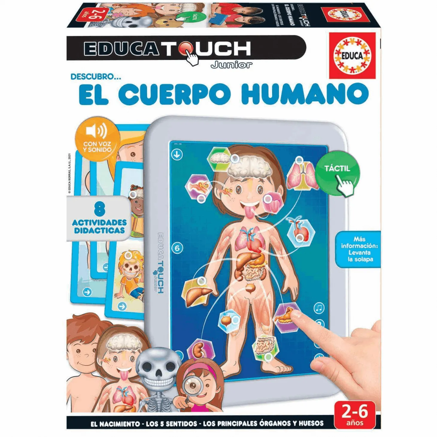 Juego Cuerpo Humano Educa Touch