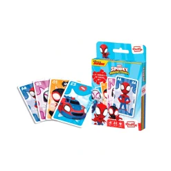 Juego de cartas Fournier 4 en 1 de Spiderman Marvel
