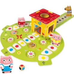 Juego de Mesa Los 3 Cerditos | Juguetes de Madera