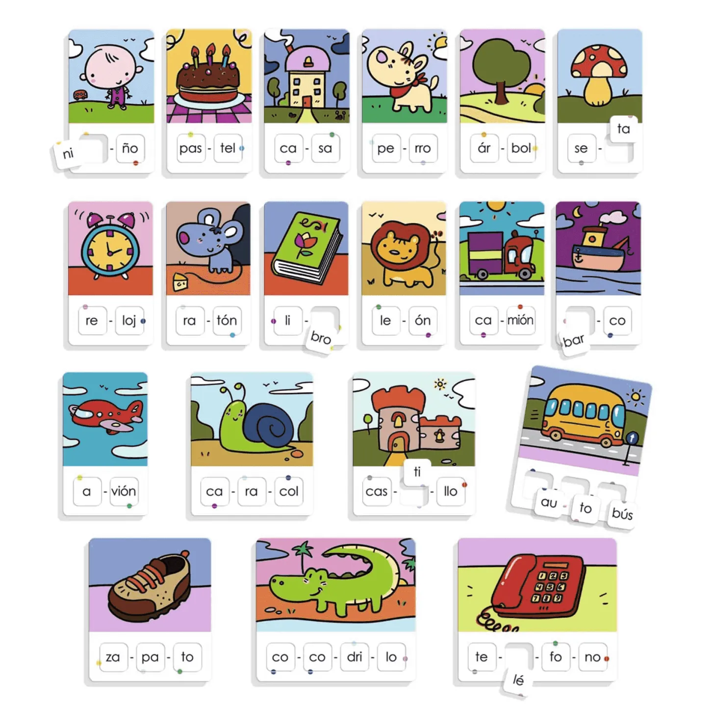 Juego Educativo Las Sílabas